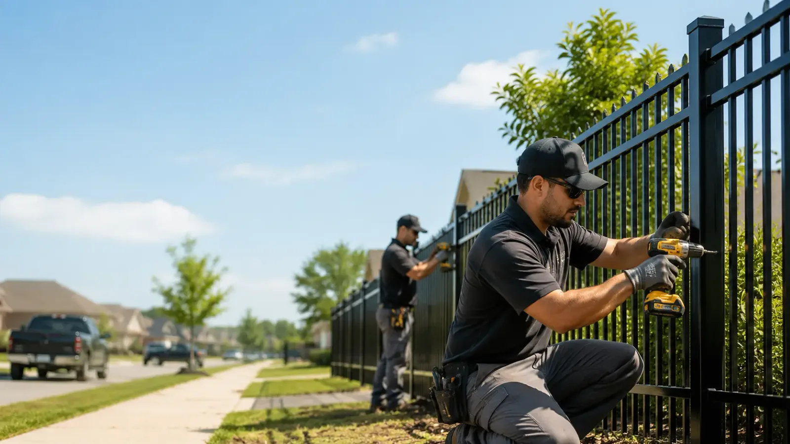 Metal Fence Installation in Deer Park, NY